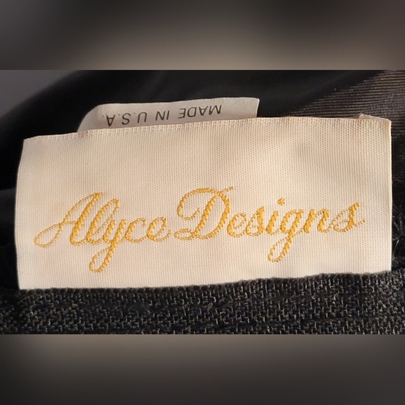 VTG Designer New Years Eve Backless Alyce Designs Paris Halter Dance Party Fairy - Picture 7 of 12